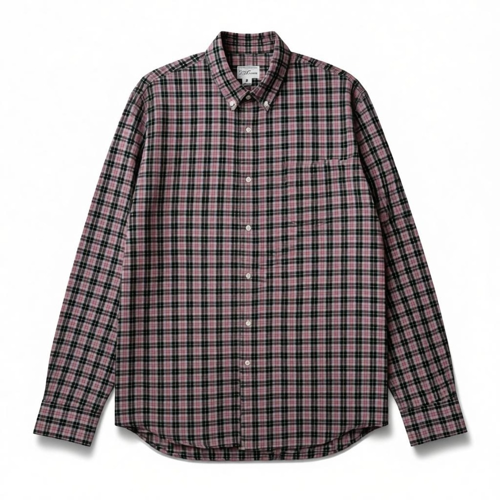 J. Crew Secret Wash Shirt M Plaid Classic Fit Long Sleeve Cotton Holiday